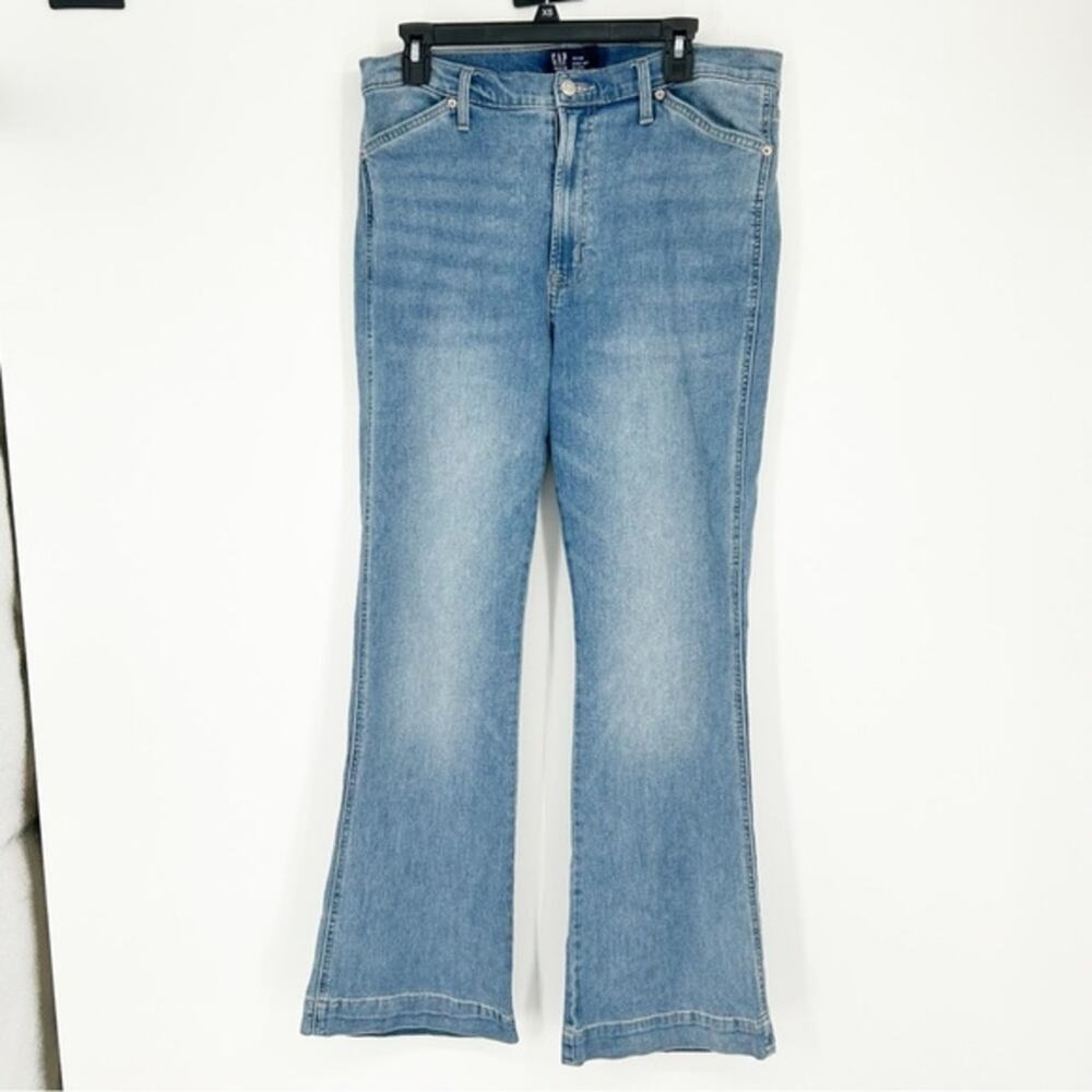 GAP Denim Womens Plus High Rise Flare Jeans‎ Size 16/33R